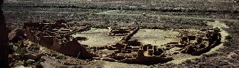 Photo of Pueblo Bonito from the overlook